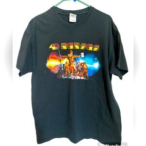 Kansas Band 40 Years Graphic T-Shirt Size Large